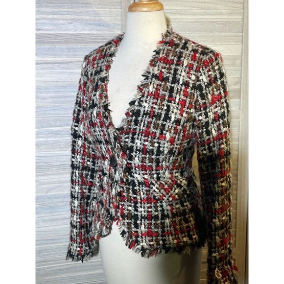 Tara Ryan Sz 8 Retro Blazer - Picture 12 of 15